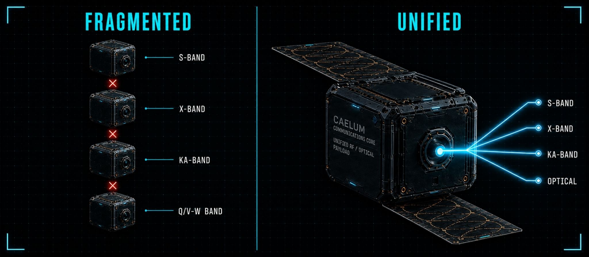 Fragmented vs unified payload architecture
